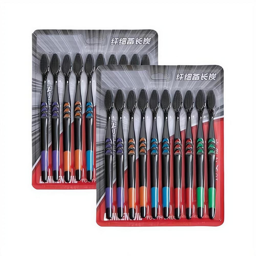 10 Pieces Packed Soft Bristle  - Bamboo Toothbrush 评论和价格