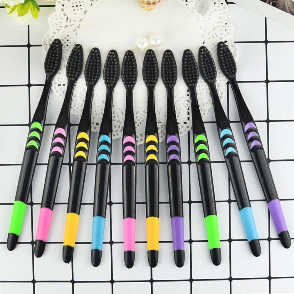 10 Pieces Packed Soft Bristle  - Bamboo Toothbrush 评论和价格