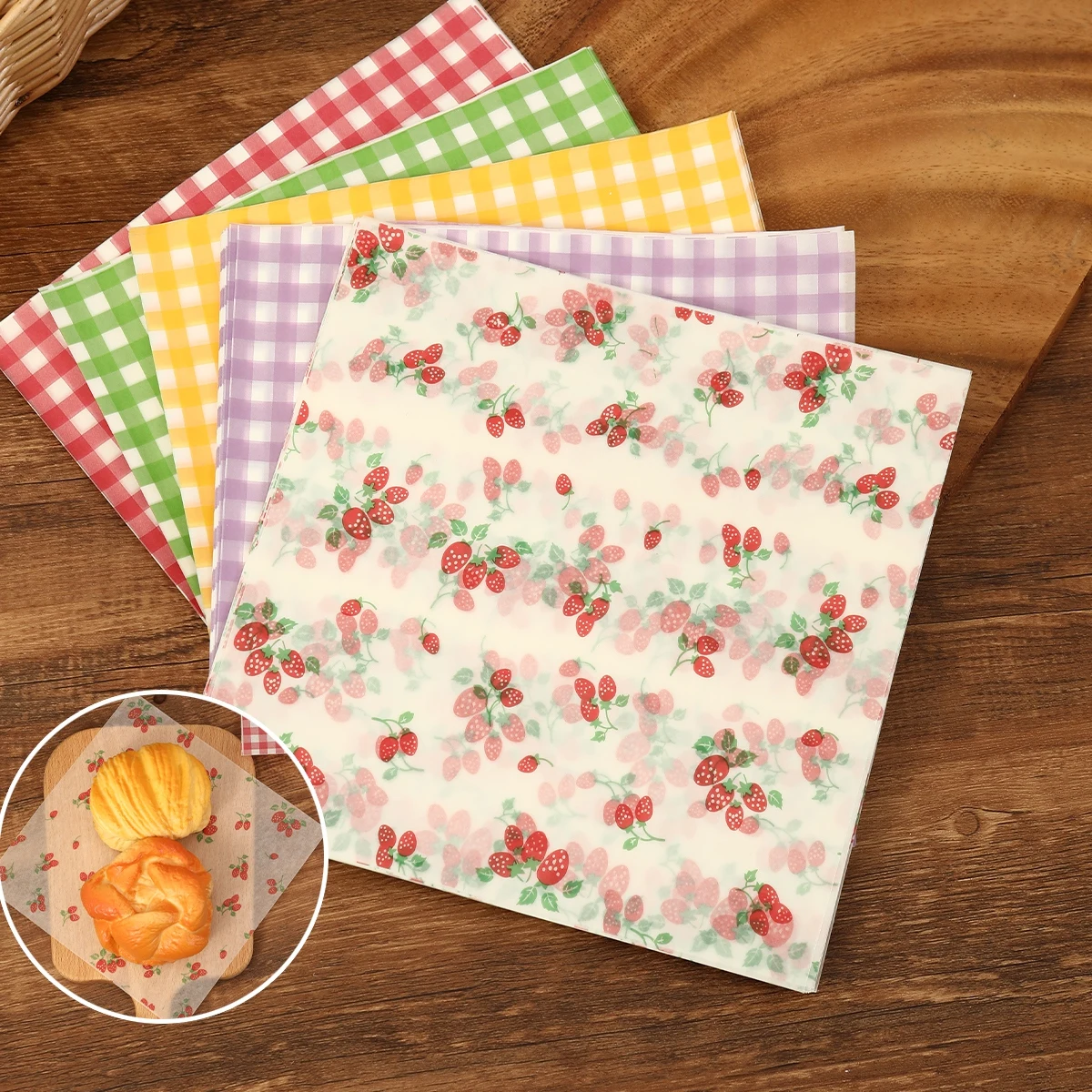 50Pcs Oilproof Wrapping Paper  - Beeswax Wrap 评论和价格