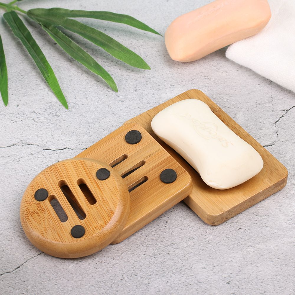 Portable Wooden Soap Tray Drai - Bamboo Cutlery 评论和价格