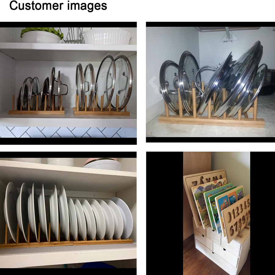 1pcs/2pcs Bamboo Dish Rack, Pl - Bamboo Cutlery 评论和价格