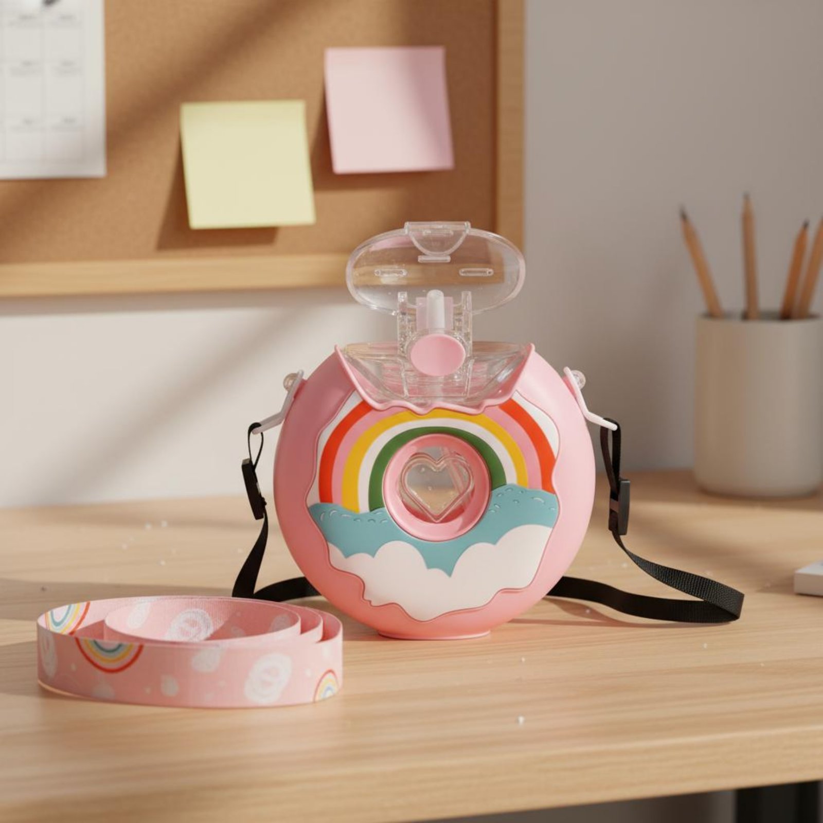 Donut Water Bottle Leak-Resist - Reusable Bottle 评论和价格